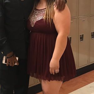 Short two piece, homecoming dress